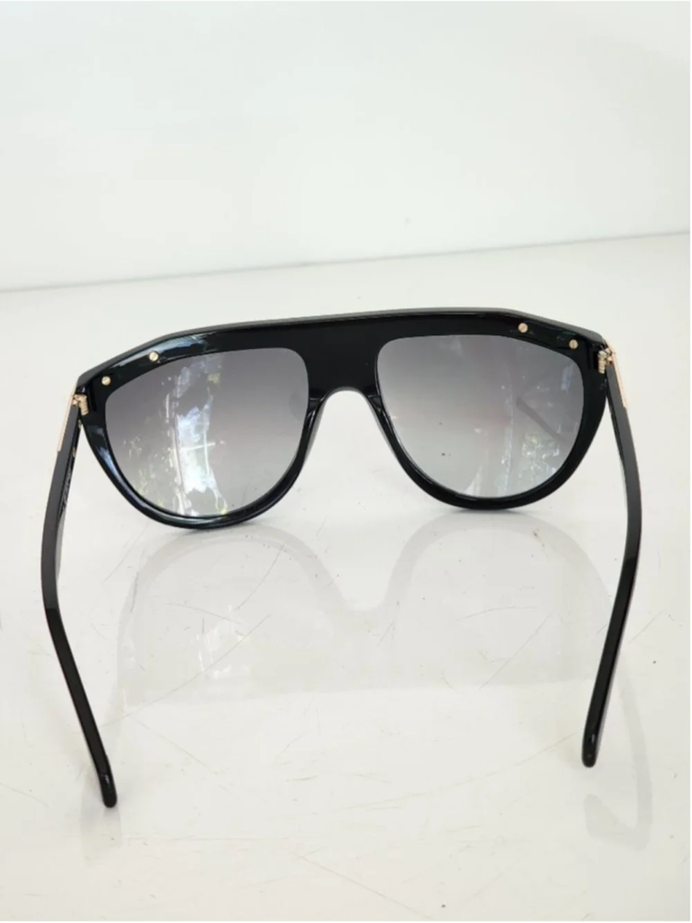 BALMAIN BL2114 Black Gold Gradient Sunglasses 57‎ mm